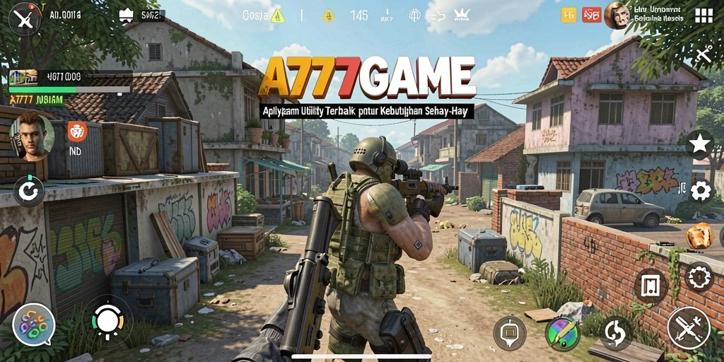 Tampilan screenshot A777GAME dengan berbagai fitur Utility yang memudahkan pengguna.