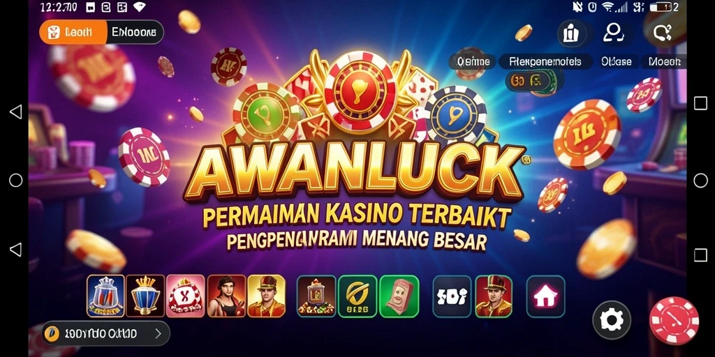 Tampilan menarik dan seru dari gameplay Kasino AWANLUCK.