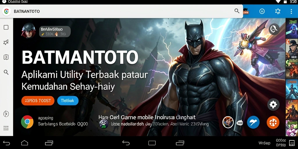 Tampilan screenshot BATMANTOTO yang menunjukkan fitur-fitur Utility yang berguna.
