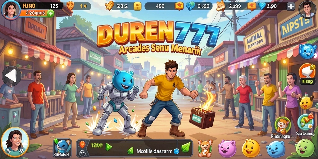 Screenshot DUREN777 menampilkan keseruan gameplay yang memukau.
