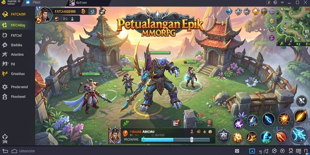 Screenshot menunjukkan aksi mendebarkan dalam gameplay FATCAI99 yang seru.
