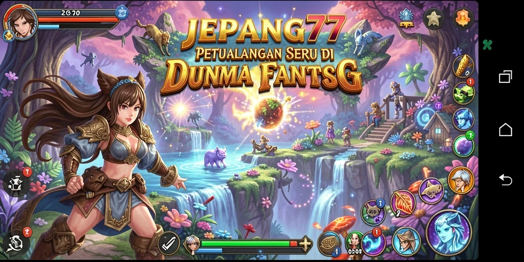 Screenshot gameplay RPG JEPANG77 yang menarik dan penuh aksi.