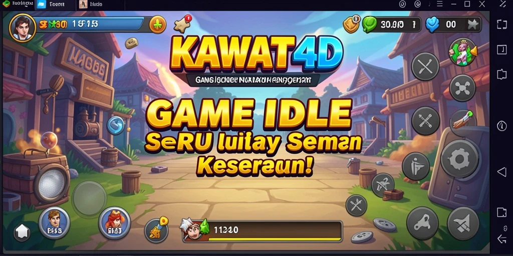 Tampilan gameplay KAWAT4D yang menarik dan interaktif.