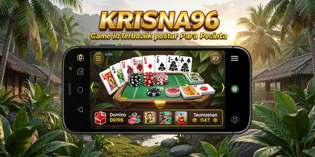 Screenshot permainan KRISNA96 menampilkan keseruan bermain Domino.