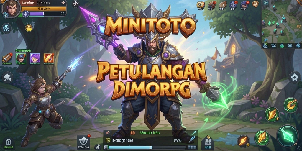 Tampilan gameplay seru di dunia MMORPG MINITOTO.
