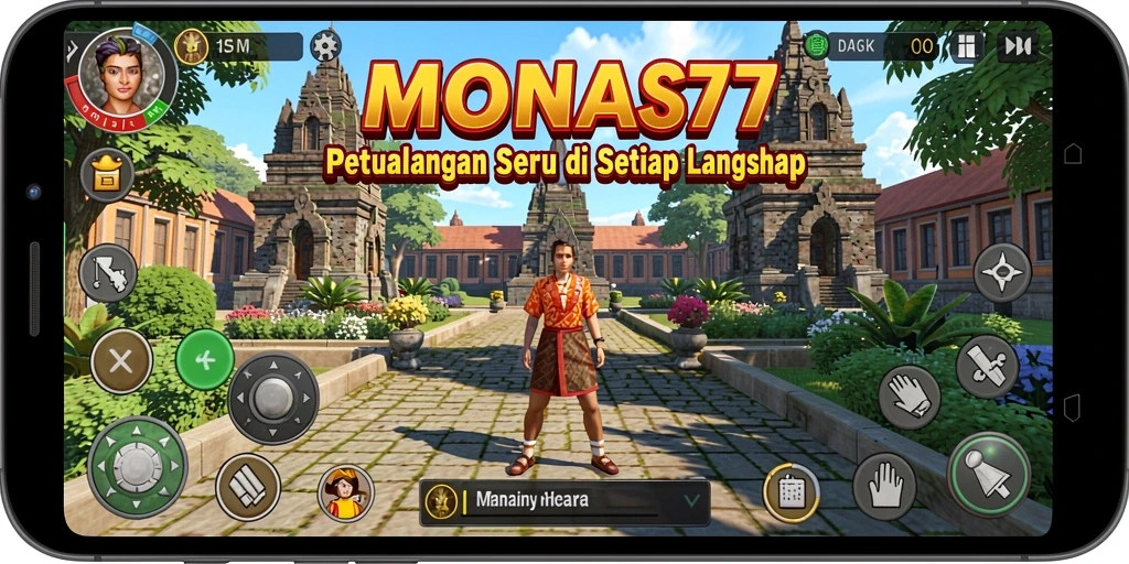 Tampilan gameplay mendebarkan dari petualangan <strong>MONAS77</strong> di dunia magis.
