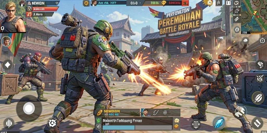 Gameplay seru di arena pertempuran NEWIDN dengan aksi tak terduga.