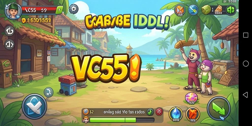 Tampilan gameplay VC55 yang seru dan menawan.